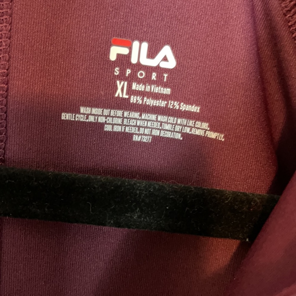 Fila Sport Plum Jacket XL - Picture 3 of 6